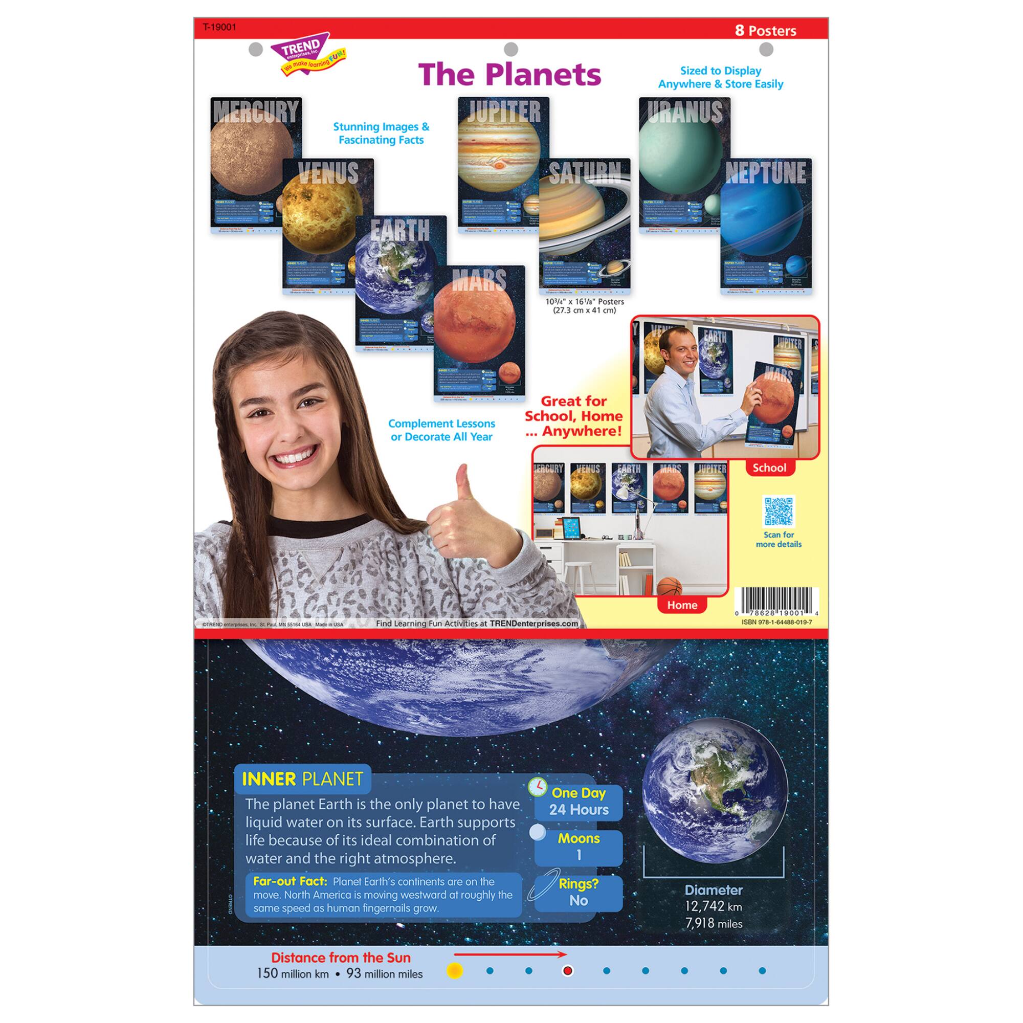 Trend Enterprises® The Planets Wipe Off Poster Learning Set